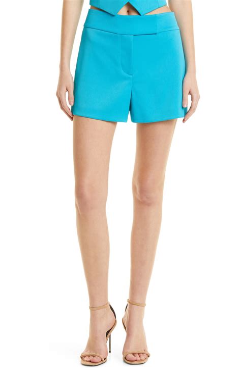 Buy Alice + Olivia Mara Shorts - Ocean Floor At 70% Off | Editorialist