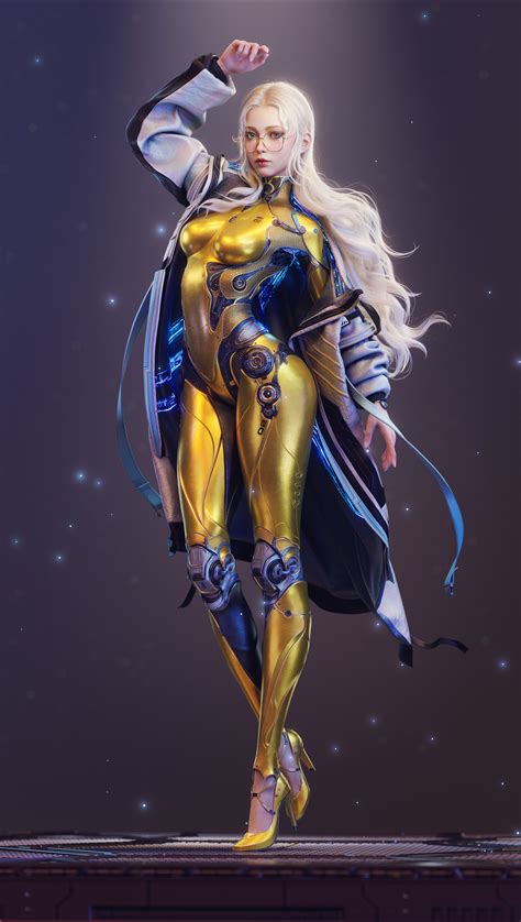 И ЩЯЁкЩШ> ^ « Щ Г Д] VJ / Yi Xiang :: cybergirl :: Sci-Fi Girl :: art