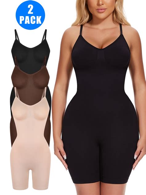 MISS MOLY 3 Pack Women's Control Slip Shapers Full Body Shapewear