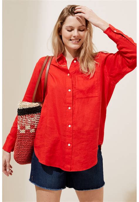 Ленена риза с джоб на гърдите Marks Spencer