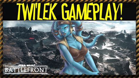 Twi'lek Gameplay (Star Wars Battlefront) Character Spotlight - YouTube