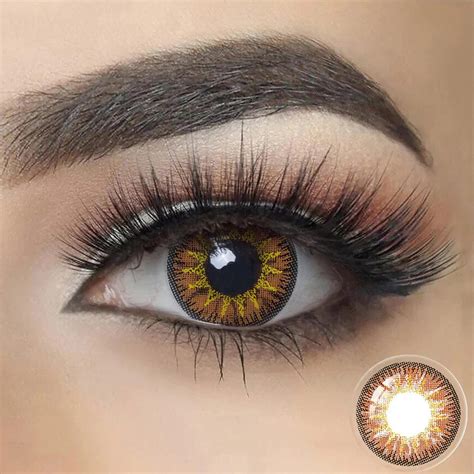 Nonno Brown Coloured Contact Lenses – Halloween Contact Lenses