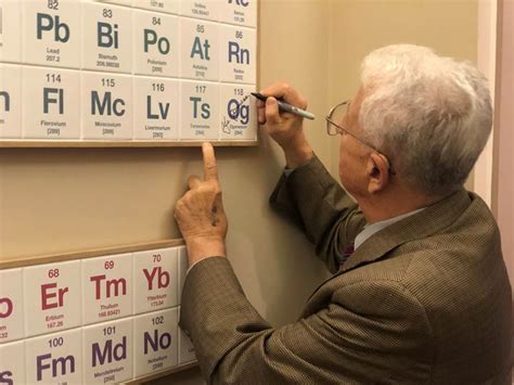 Оганесян подписывает оганесон - Mendeleev.info