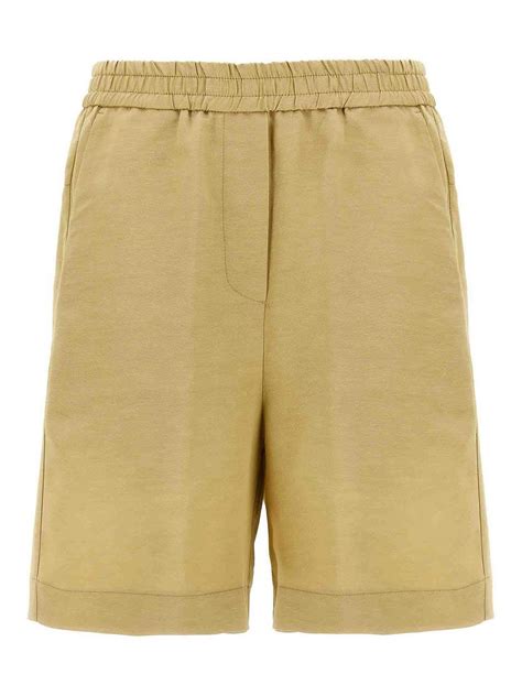 Nude Shorts di bermuda di lino Beige Donna | 1103E25210243