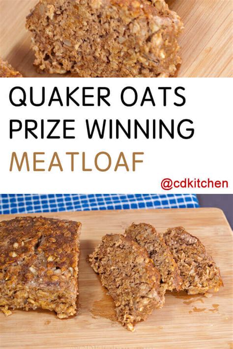 Quaker Oats Meatloaf Recipes | Bryont Blog