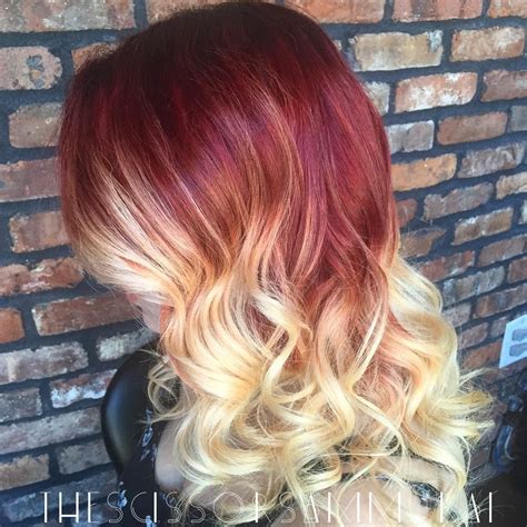 Red And Blonde Hair Color Ideas