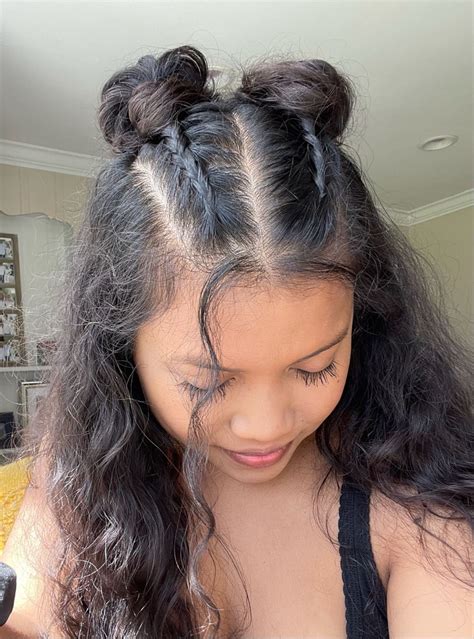 space bun hairstyle hairstyle examples french braid hairstyles