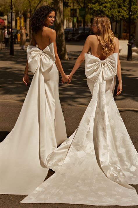 Strapless Very Low Back Wedding Dresses