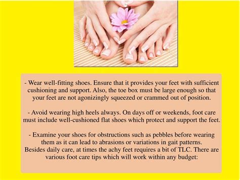 PPT - Daily Foot Care Tips PowerPoint Presentation, free download - ID