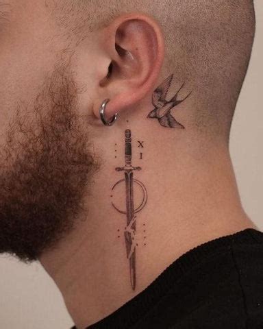 top   trendy neck tattoos  men bold designs creative ide