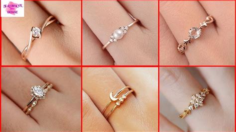 engagement golden rings  girls