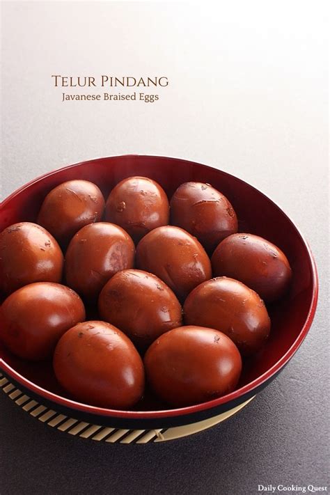 telur pindang indonesian braised eggs recipe braised javanese