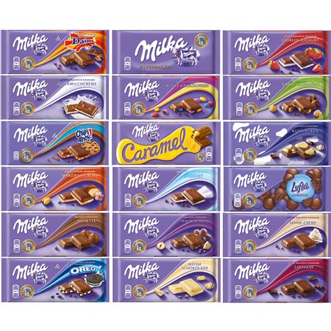 Milka Chocolate Flavors