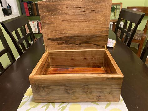 Made this box entirely from some “firewood” I got for free from