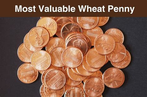 50 Most Valuable Wheat Pennies Worth Money (Value Chart by Year ...