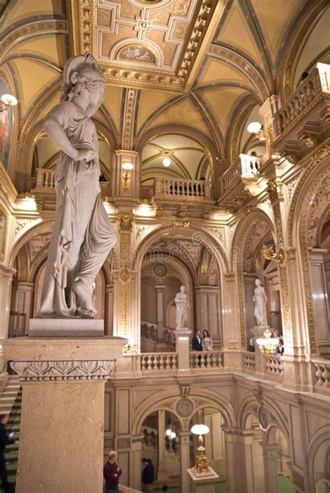 Interior of Wiener Staatsoper Editorial Image - Image of luxury ...