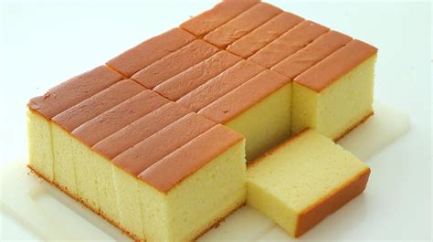 condensed milk castella cake kitchen cookbook