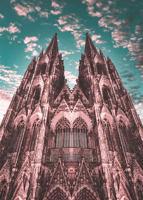 'koelner dom' Poster, picture, metal print, paint by RonnieArts | Displate