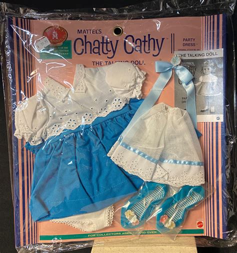 Mattel Reproduction Chatty Cathy Party Dress Outfit Mint in Package for ...