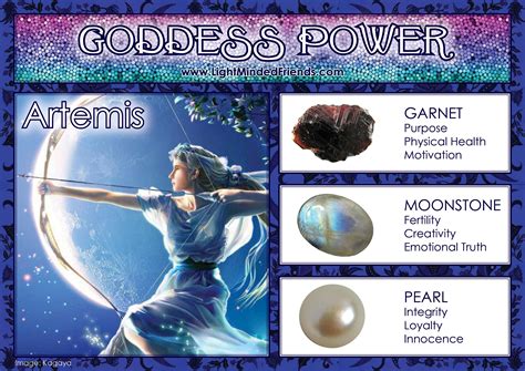 Goddess Power: Artemis! | Artemis, Healing magic, Crystal goddess