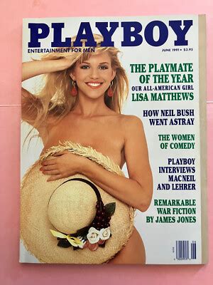 Playboy Magazine June 1991, Playmate Of The Year Lisa Matthews | eBay