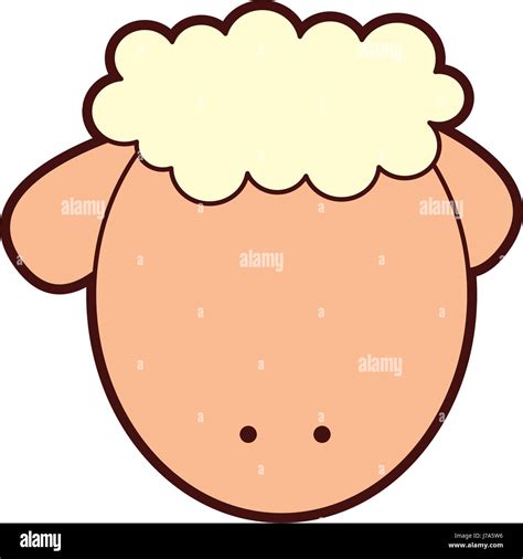 cute sheep drawing character Stock Vector Image & Art - Alamy