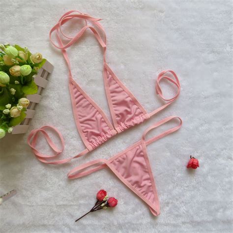 跨境情趣内衣迷你泳衣泳装女士性感透视ebay三点式比基尼套装1688-阿里巴巴