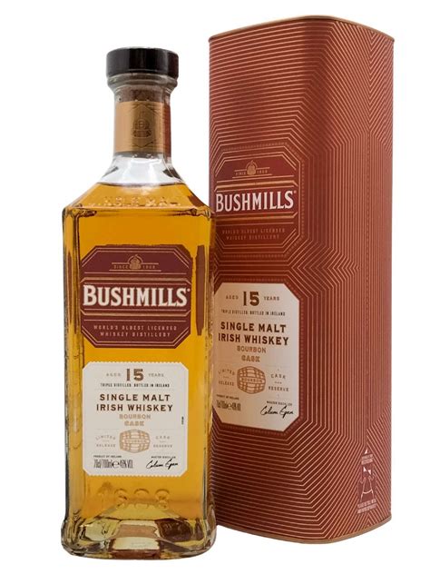 Bushmills 15 year old Single Malt Bourbon Finish, Limited Release ...