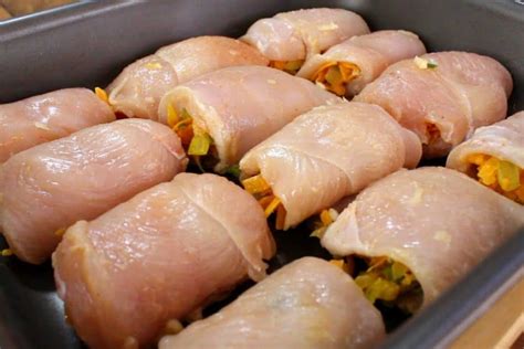 peito de frango recheado  mucarela  cenoura uma explosao de sabor