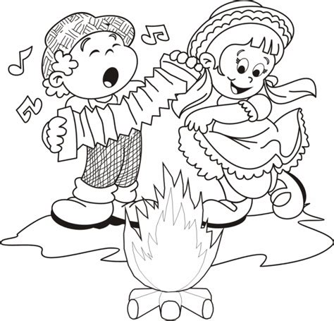 Festa Junina Desenhos para imprimir colorir e pintar - Desenhos para ...