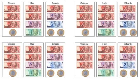 Sistema Monetario Para Imprimir - Atividades com Sistema Monetário para Imprimir - SÓ ESCOLA