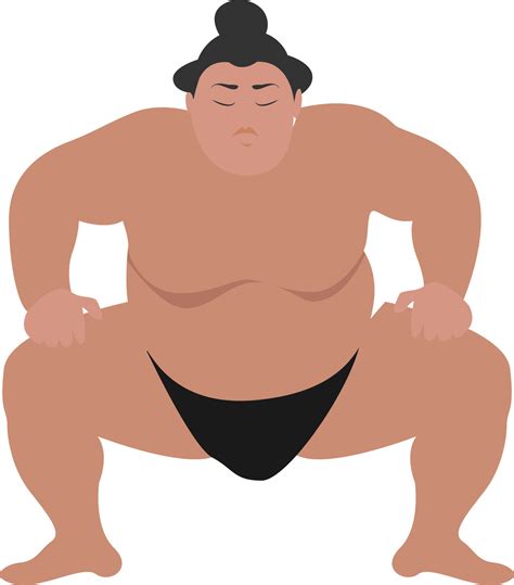 Sumoist, illustration, vector on white background. 13903218 Vector Art ...