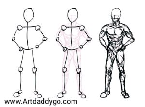simple human figure drawing  paintingvalleycom explore collection