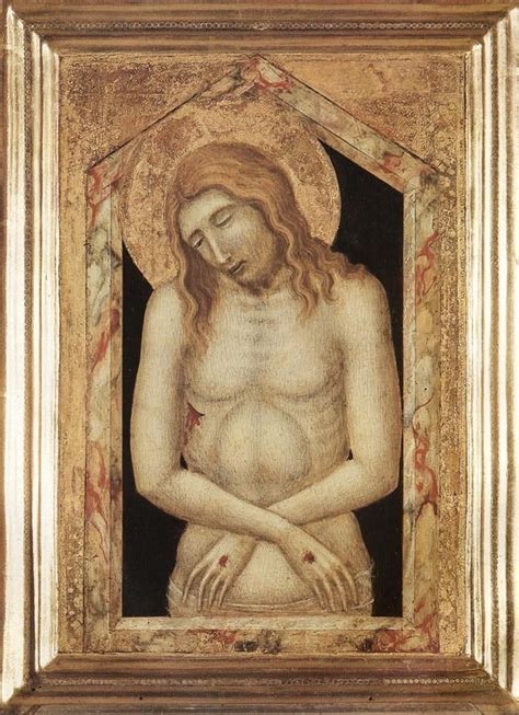 Man of Sorrow Painting | Pietro Lorenzetti Oil Paintings