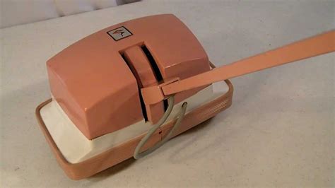 VINTAGE 60's "MAD MEN" PRETTY PINK SHETLAND FLOOR POLISHER BUFFER ...