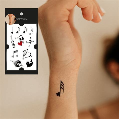 Тату "Музика - це життя " - tattooshka.com