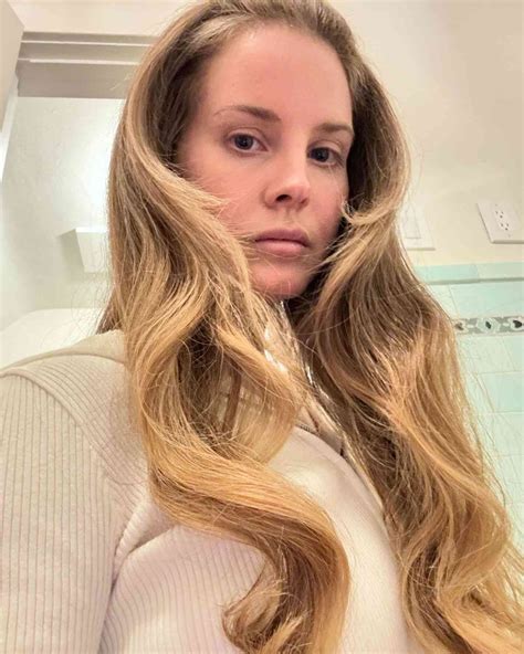 Lana Del Rey Went Light Honey Blonde for Spring