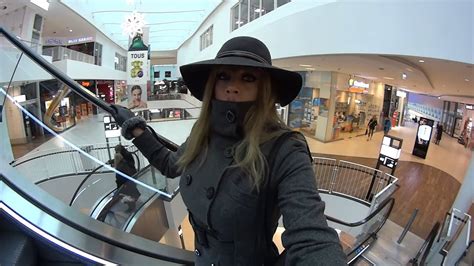 My preferences for winter season walks. Elegant style crossdresser in