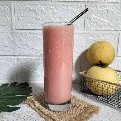 membuat jus jambu  enak  segar