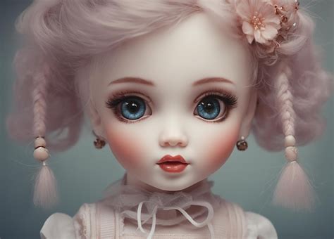 Premium AI Image | Cute baby doll portrait Ai generative image