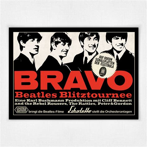 The Beatles - Bravo Beatles Blitztournee — Heritage Posters