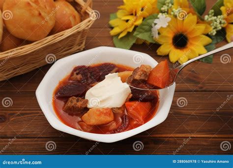 Borscht is a Traditional Dish of Ukraine, Russia and Eastern European ...