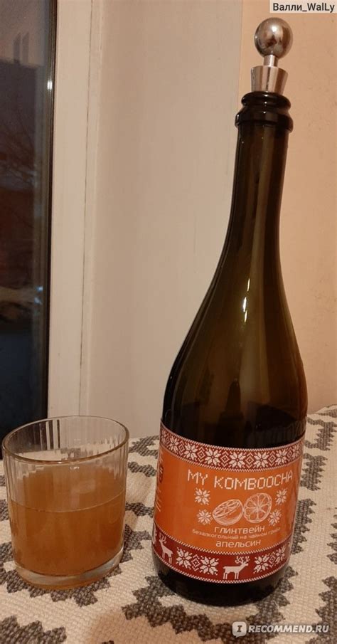 Безалкогольный напиток My Komboocha "Комбуча" на основе чайного гриба ...