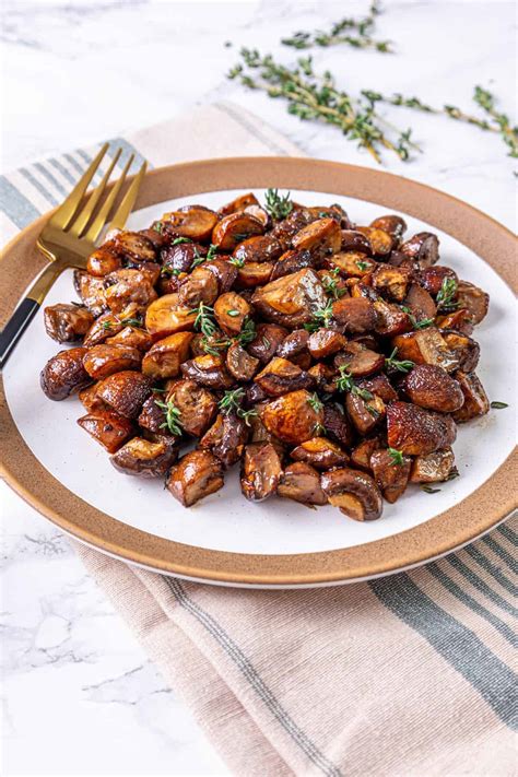 Roasted Mushrooms - Food Faith Fitness