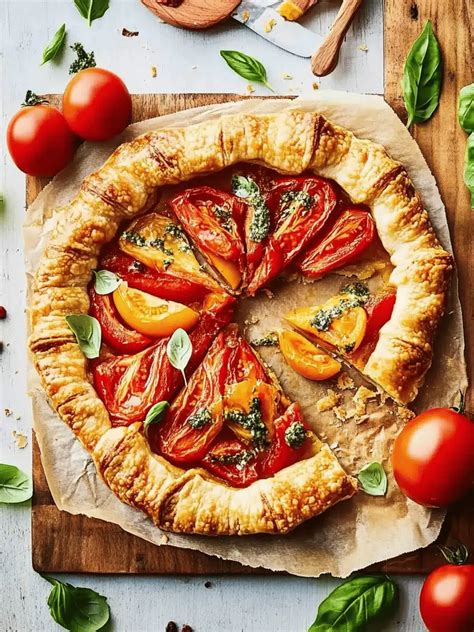 Irresistible Tomato Galette with Goat Cheese for Summer Bliss