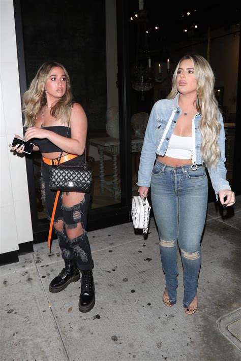 BRIELLE and ARIANA BIERMANN at Catch LA in West Hollywood 07/17/2019 ...