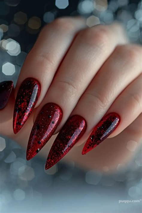 Chic Red Nail Designs - Puqqu