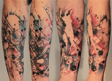 Paint Splatter Tattoo Ideas