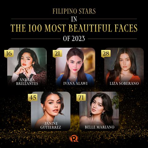 Rappler - FILIPINO BEAUTY REIGNS SUPREME! 💅 Various Filipino stars made