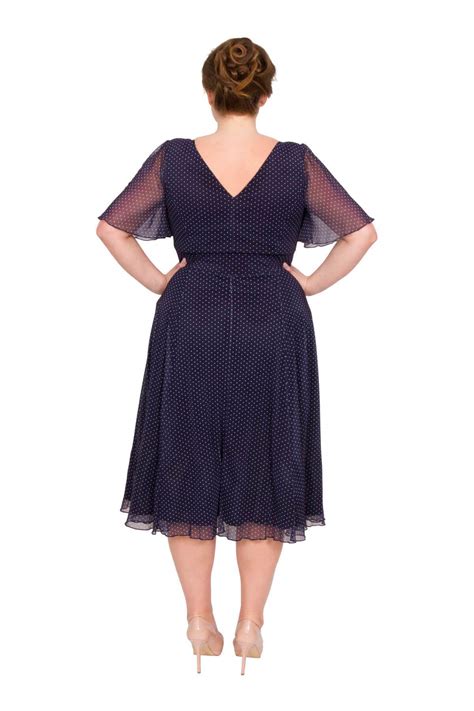 Victoria Angel Sleeve Midi Dress – Scarlett & Jo